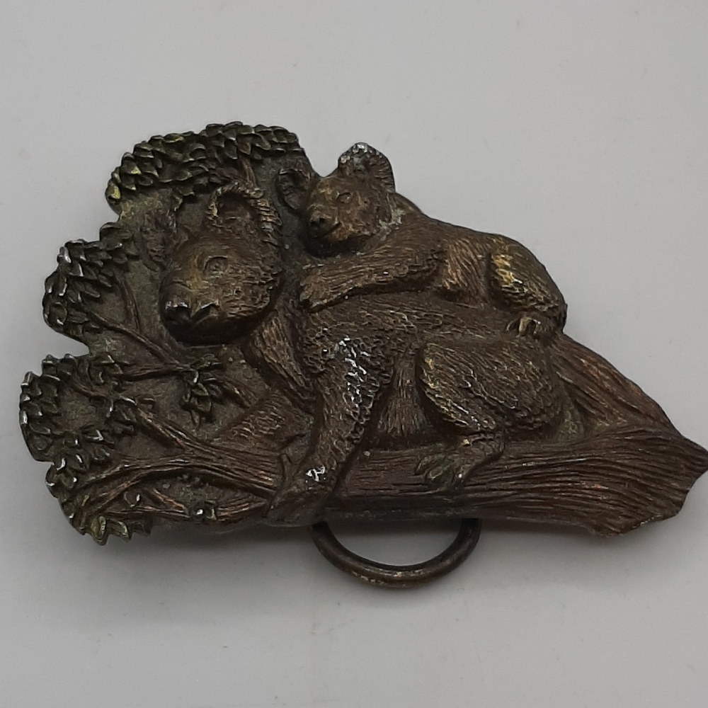 Koala Australian Bergamot Outback Aussie Joey 1994 Vintage Belt Buckle Unisex
